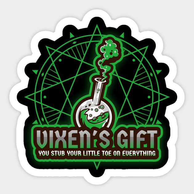 Vixen's Gift Magical Potion Sticker by OldCamp